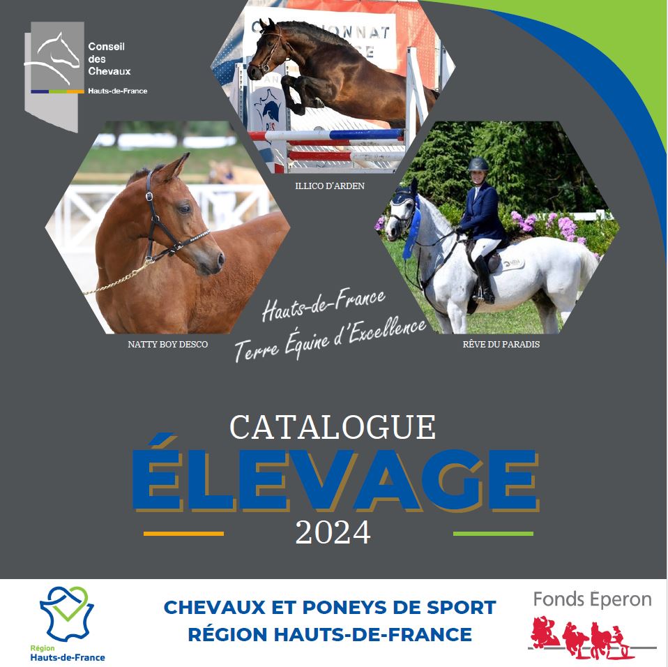 Catalogue Elevage 2024 - Chevaux et poneys de sports Région Hauts-de-France